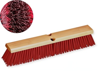 Balai-brosse en bois dur 18'' pour balayage moyen à ferme